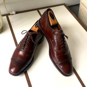 Allen Edmonds Park Avenue Dark Chili cap toe Oxford dress shoes men’s size 8.5